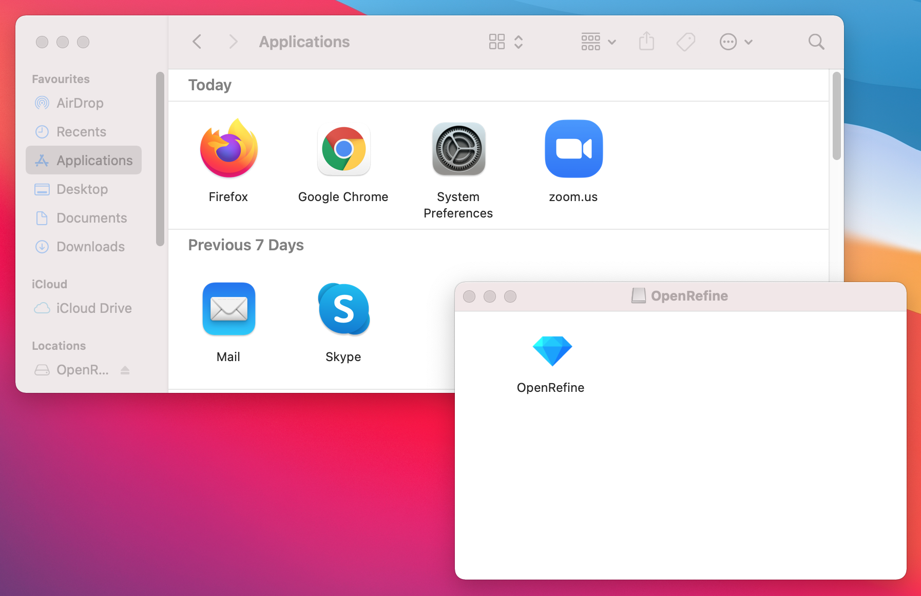 mac07 copy to applications